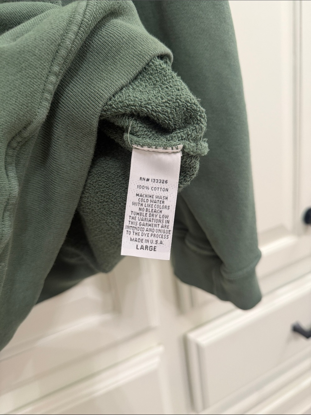 Banff Green Crewneck Sweatshirt from Free People - Picture 3 of 3